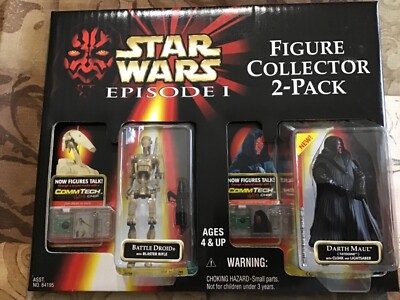 Rare Star Wars Episode 1 Darth Maul & Battle Droid 2 Pack Collector Exclusive