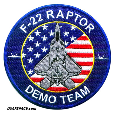 USAF F-22 RAPTOR -DEMO TEAM- 1st FIGHTER WING-Langley AFB
