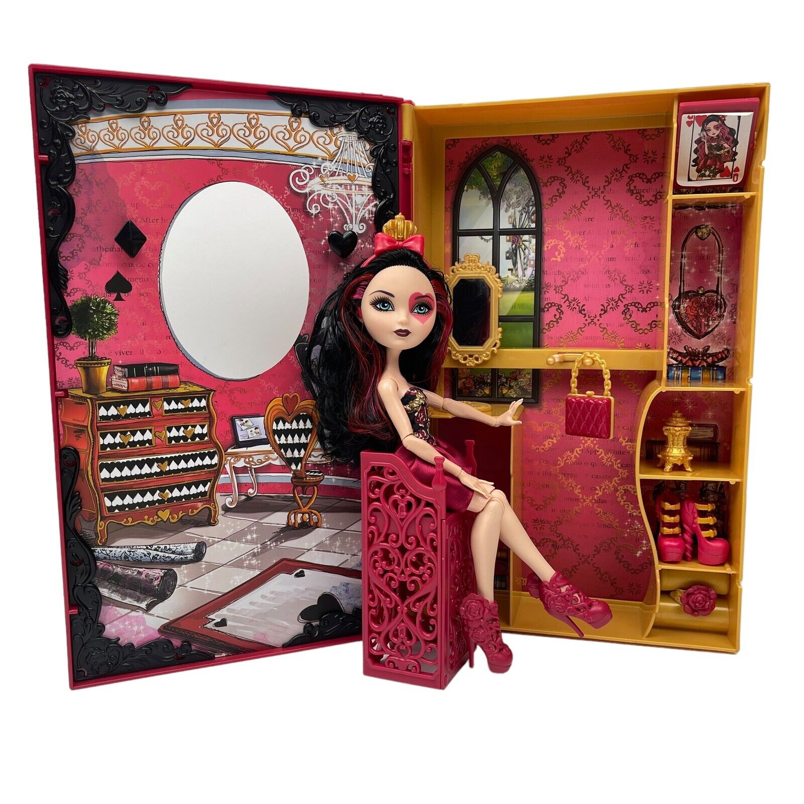 Review # 50 Ever After High Lizzie Hearts Doll and the Spring Unsprung Book  - Margaret Ann