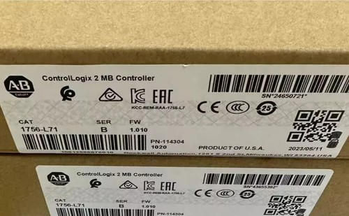 New Sealed Allen Bradley 1756-L71 SER B AB CompactLogix 2MB Controller 1756 L71 - Picture 2 of 4