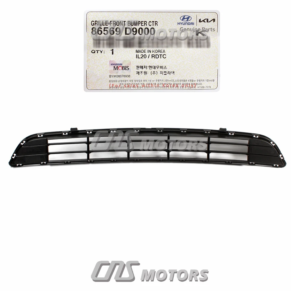 ⭐GENUINE⭐ Front Bumper Lower Grille for 2017 2018 2019 Kia Sportage 86569D9000 - Image 3 of 4