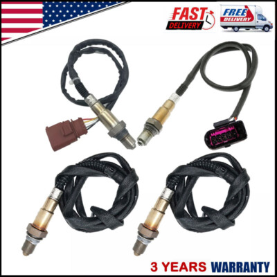 Audi S7 O2 Sensor Set Of 4 Oxygen Sensors Up+Down For Audi S6 S7 S8 4.0L V8 Turbocharged ...