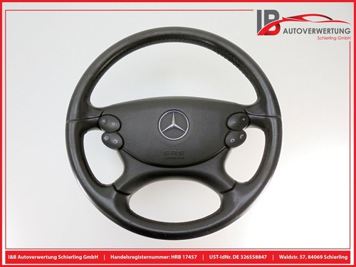 MERCEDES BENZ CLK C209 320 CDI Leather Steering Wheel Multifunction A2304600503 GENUINE