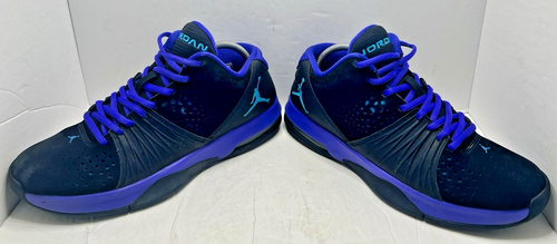 2015 Nike Air Jordan 5 Am Shoes Sneakers Black/Purple 807546-007 Men’s Size 9.5 - Picture 4 of 11