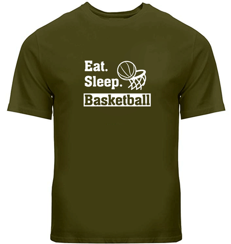 Basketball Sports Tee Graphic gift Outdoor Gaming T Shirt Motivational Eat Sleep - Bild 17 von 34