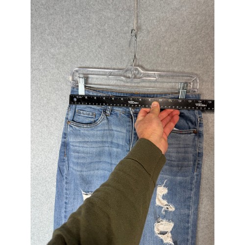 Dollhouse Jeans Women's 5(27X25) Blue Denim Cotton Stretch Distressed Skinny Leg - Picture 2 of 11
