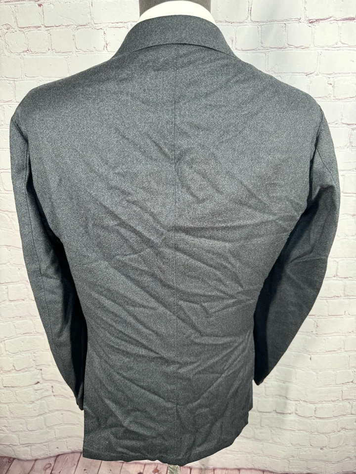 PLATINUM ELEVENTY Mens Gray ITALIAN Wool Sport Coat Blazer Jacket SIZE 42R - Image 4 of 4
