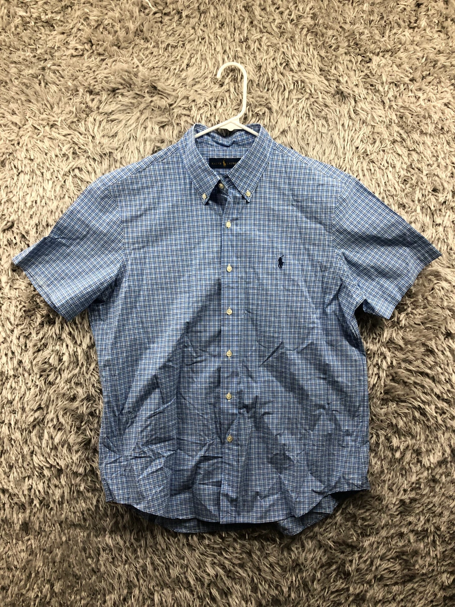 Ralph lauren men's short sleeve button down shirts 2025