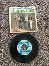 THE ROLLING STONES Get Off My Cloud / I'M FREE 45 & PS  Vinyl OG 1st US Press
