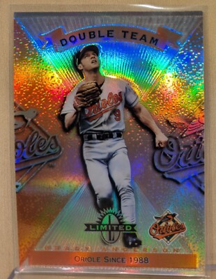 1997 Donruss LIMITED EXPOSURE #130 Brady Anderson Rafael Palmeiro RARE REFRACTOR