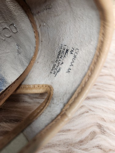 RARE FIND!! DONALD J PLINER CORRA DENIM ESPADRILLE WEDGES-7W - Picture 7 of 8