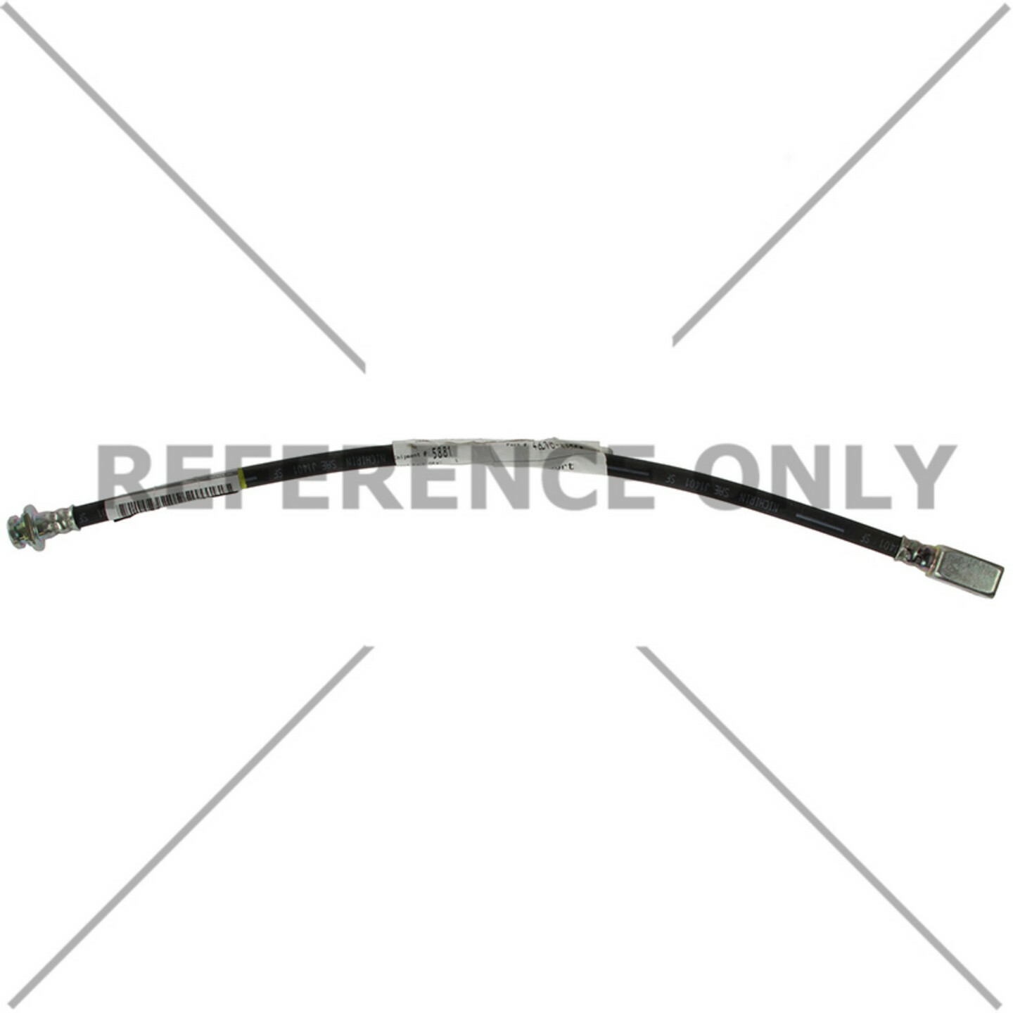 For 2017-2021 Nissan Titan Premium Brake Hydraulic Hose Rear Upper Centric 2018