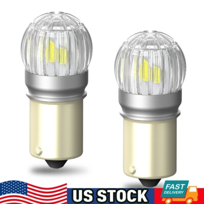 AUXITO 1156 BA15s LED Reverse Backup Light Bulbs Super Bright White 6000K 2800LM