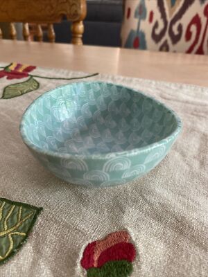 Anthropologie Fabrique Au Japan Small Blue  Bowl    