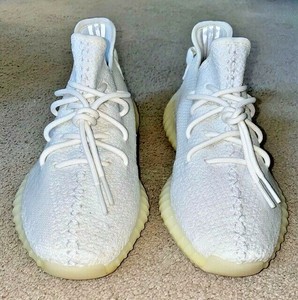 Adidas Yeezy Boost 350 V2 Triple White Authentic Cp9366 Size 10 No Box Ebay