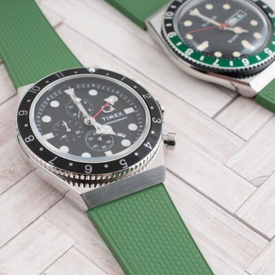 TQ18 Q Timex Replacement Watch Straps - FKM Rubber Quick Release