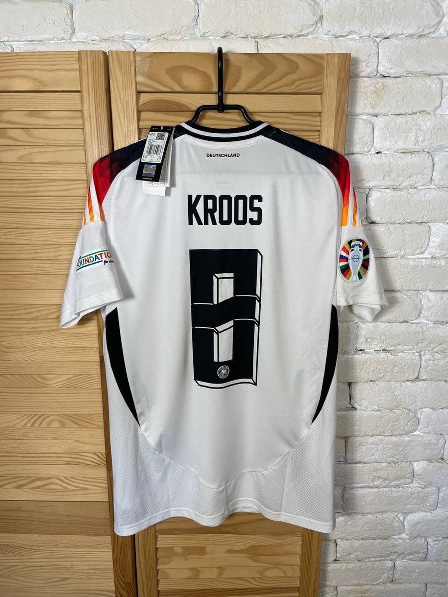 KROOS #8 GERMANY TEAM JERSEY HOME FOOTBALL SOCCER SHIRT