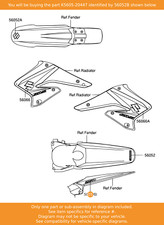 SUZUKI Mark,fr Fender,250, K5605-20447 OEM