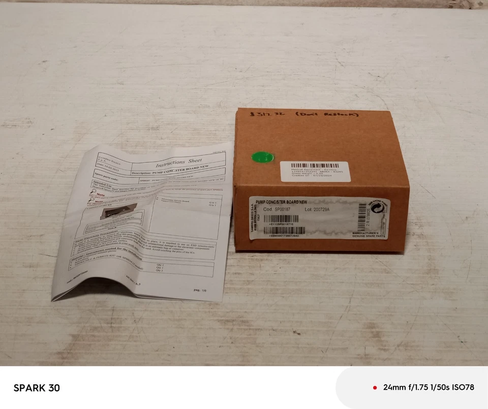 Placa Gambro SP00187 Pump Conc/Ster para sistema de diálise Phoenix/Innova e Integra - Imagem 4 de 4