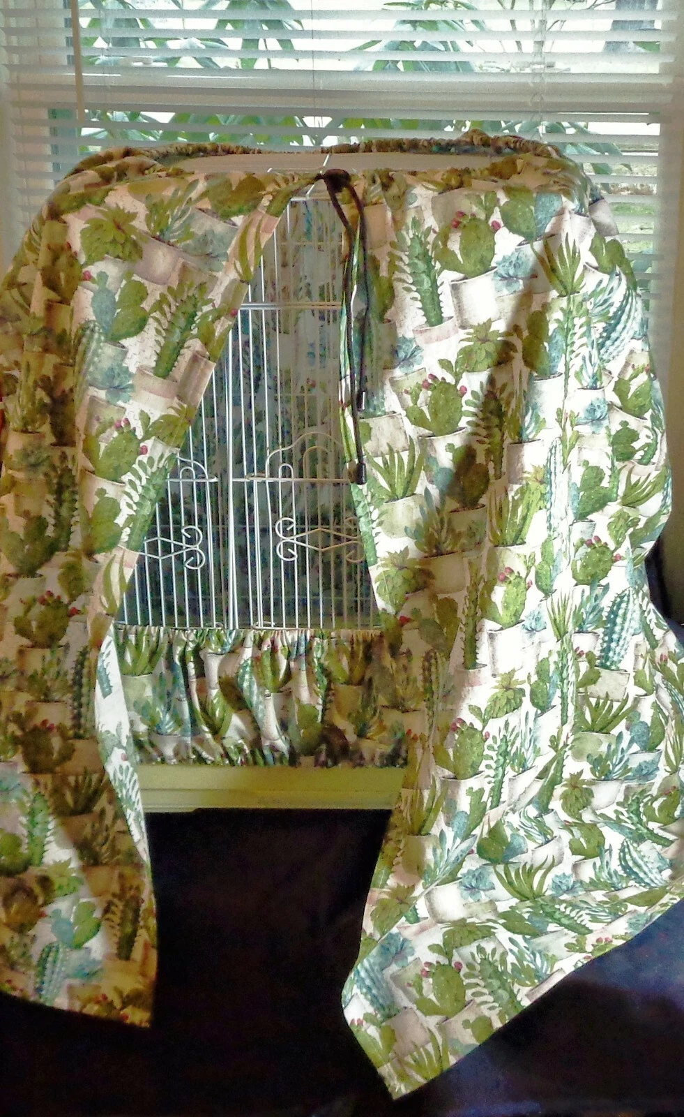 Extra LARGE Bird CAGE Seed Catcher Cover & Skirt SET