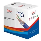 CAT6 1000FT UTP Black Cable Solid 23AWG CCA Network Ethernet Bulk Wire LAN