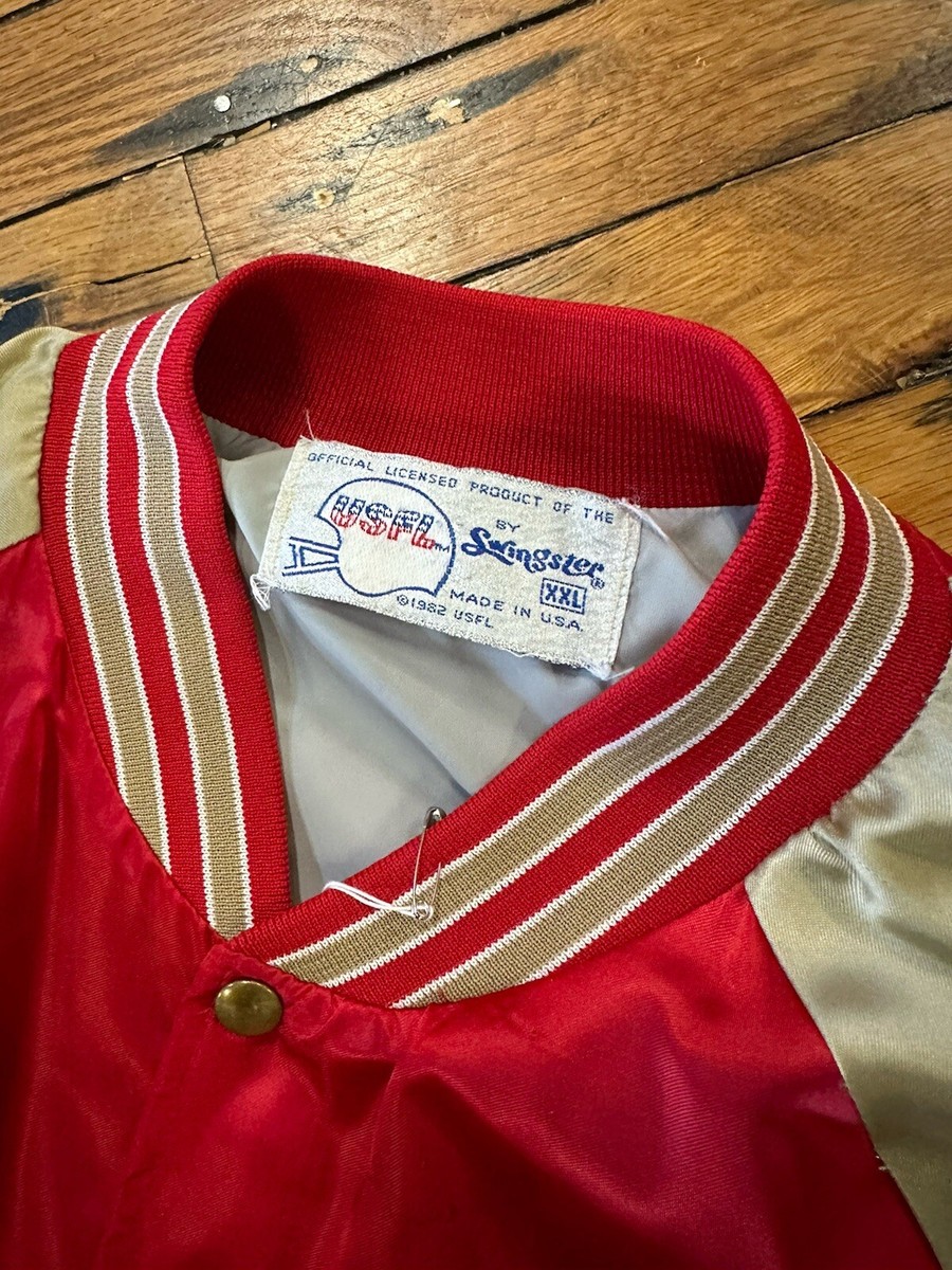 Vintage 80s XXL Swingster Birmingham Stallions USFL satin Vintage 80s XXL Swingster Birmingham Stallions USFL satin