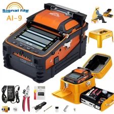 Signal Fire AI-9 6 Motor Optical Fiber Fusion Splicer Toolbox style ARC OPM VFL