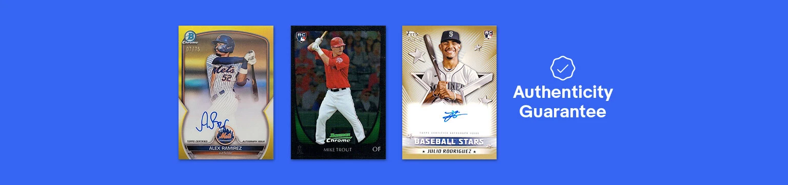 Shop Authentic Baseball Cards