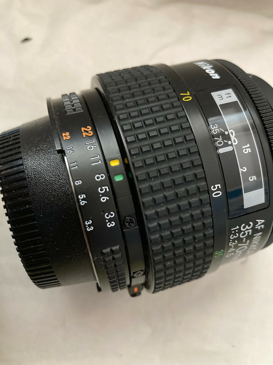 Nikon AF Nikkor 35-70mm f3.3-4.5 Lens w/OEM caps & Hoya filter | eBay