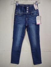 No Boundaries High Rise Sculpting Skinny Jegging Jeans Womens Sz 1 Dark Wash NEW