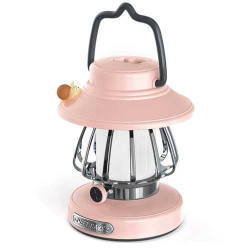 Snail Design Retro Hanging Kerosene Lamp Outdoor Tent Camping Lamp Rechargeable - Picture 16 of 21