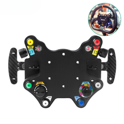 PC Simracing steering wheel LED Button Racing Hub Instrument Box paddle ...