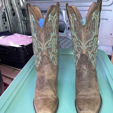 Justin Durant L2552 Sorrel Apache Women's Brown Western Boots Size 8B