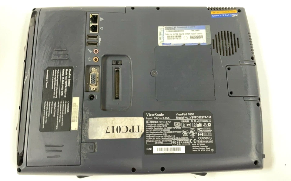 VIEW SONIC VIEW PAD 1000 MODEL: VSVPD22974-1M 16V 3.75A - Image 2 of 4