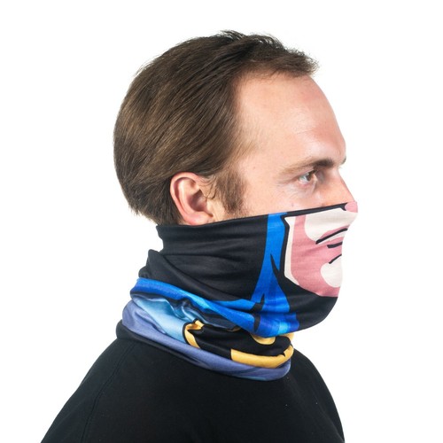 DC 2 piezas Gaiter Set Batman + Superman Cuello y Cara Accesorio PPE - Imagen 11 de 11