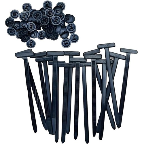 Nylon Cable Zip Ties Self-Locking Fastening Strap for Car Repair Home & Office ^ - Picture 8 of 16