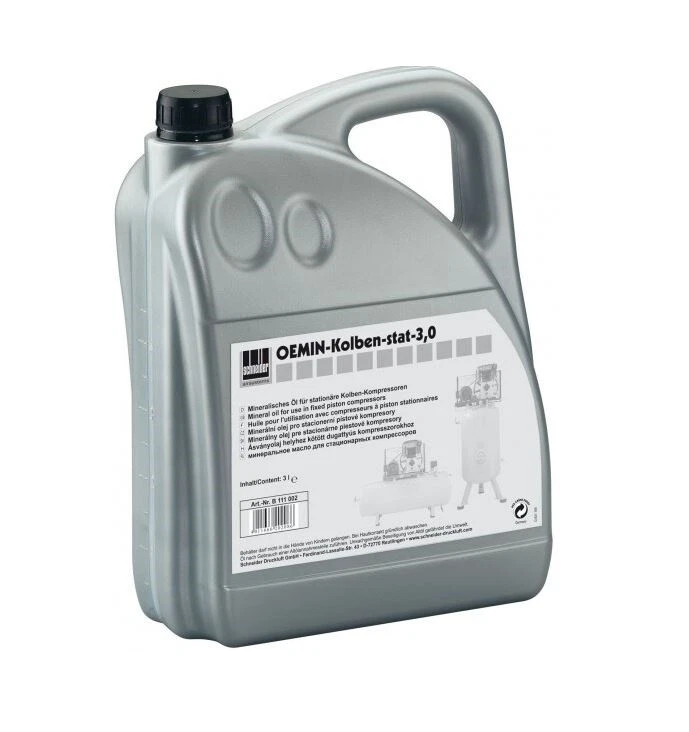 (20,80€/1l) Schneider Druckluft OEMIN-Kolben-stat für Kolben-Kompressoren, Inhal