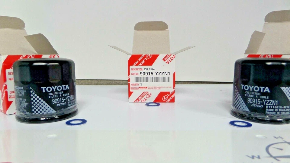 Масляный фильтр Toyota Corolla 3PK подлинный оригинальный 90915-YZZN1 - Изображение 2 из 4