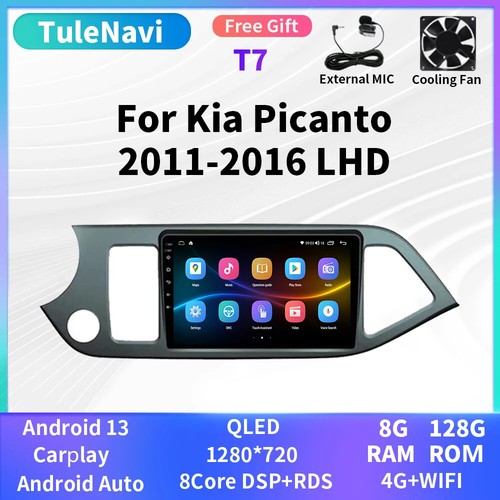 For KIA Picanto Morning 2011-2016 Carplay Car Radio Multimedia Player GPS Screen - Picture 35 of 40