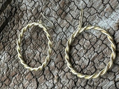 Kaj Faale Larsen Sterling Silber Ohrringe Gold washed Norwegen Norweger Vinta...