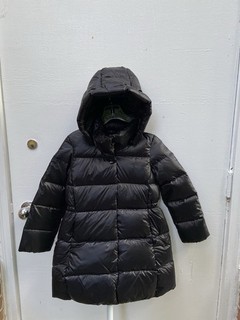 $245 Polo Ralph Lauren Down Hooded Long Jacket Down Jacket Long Girls $ (6X)