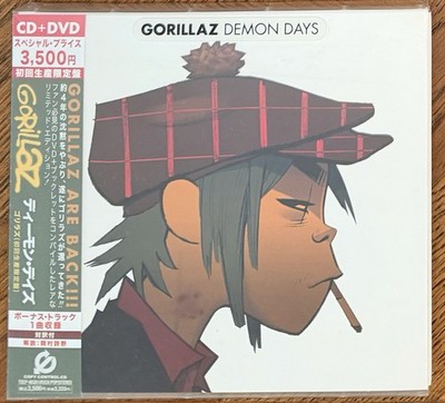 Gorillaz   Demon Days Rare Japan CD+DVD w OBI, Bonus Track, Blur,  Damon Albarn