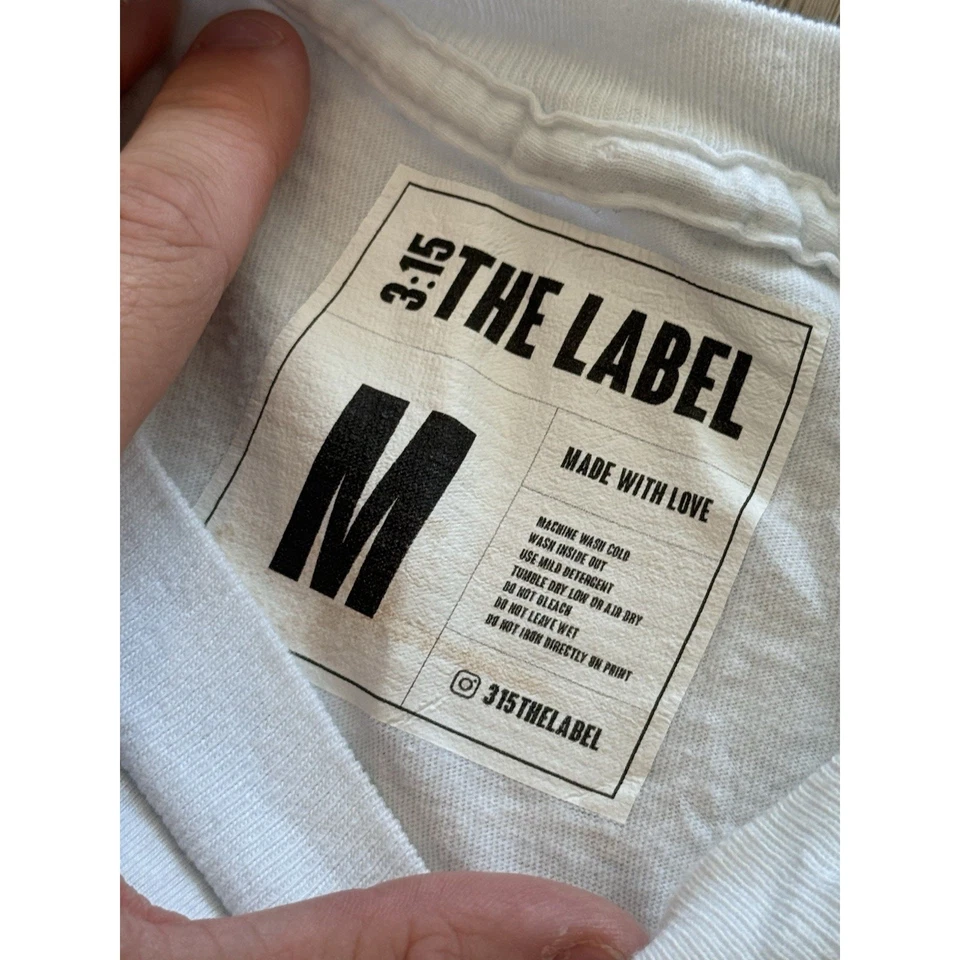 3:15 The Label Taylor Swift Midnights Short Sleeve Graphic Tee T-Shirt Medium - Image 3 of 4