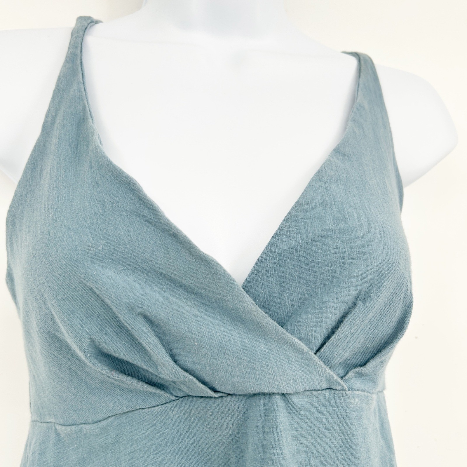 Patagonia Womens Blue Organic Cotton Amber Dawn Cross Back Summer Dress Size S thumbnail 2