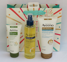 Aveeno Bundle ❤️ Gentle Body Scrub. Body Lotion. Body Oil Spray ❤️ + Gift Bag