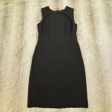Ann Taylor Factory Black Sheath Dress 2P Petite NWT Sleeveless Work Career