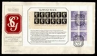 DR WHO 1982 GB FDC STANLEY GIBBONS BOOKLET PANE QEII PENNY BLACK ANIV R29504