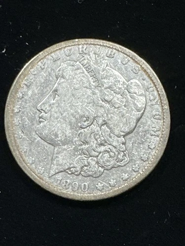 1890-CC Morgan Silver Dollar Carson City VG Better Date CC