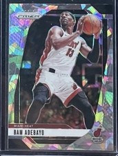 Miami Heat NBA Silver PRIZM Cracked Ice 🏀 Bam Adebayo #97 🏀