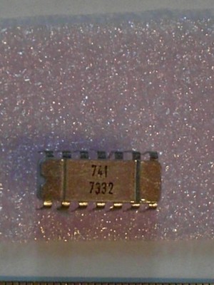 LM741 These are Vintage 1973 silver clad top and bottom